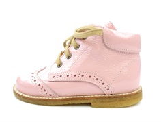Angulus toddler shoe rosa patent with laces